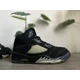 thumbnail image 4 of Ni - ke Ni - ke Air Jordan V size 8 VTG 1999 OG Black Metallic Silver Off White 136027 001, 4 of 5