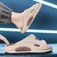 thumbnail image 5 of Men's Beach Slippers with Soft Low Arch Support Comfortable Thick Sole Anti Slip Easy To Clean, 5 of 5