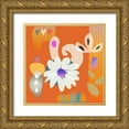 thumbnail image 1 of Auda, Christine 15x15 Gold Ornate Wood Framed with Double Matting Museum Art Print Titled - New Daisy I, 1 of 4