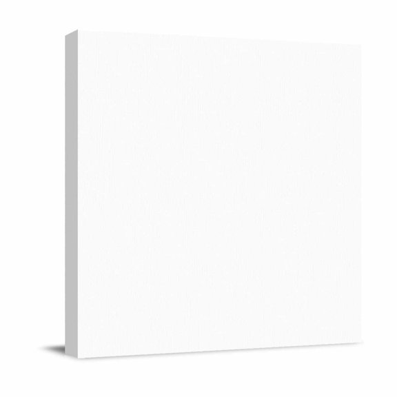 Canvas Wall Art, White Framed Canvas Prints for Bedroom Office, Modern Simple White Backdrop Large Gallery Wrapped Wall Decor for Home Office, Gifts, 16"x16" Ship Next Day