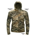 thumbnail image 5 of ScentLok Silentshell Camo Hooded Hunting Jacket for Men Lightweight Whitetail Gear, 5 of 10