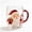 A, variant on Christmas Themed Glass Mug with Handle, Christmas Motif Glass Coffee Cup, Santa Reindeer Christmas Tree Snowman Embossed Holiday Drinking Glass, Thickened Clear Glass Festive Winter Beverage Mug