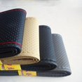 thumbnail image 1 of Hand Sewing Steering Wheel Cover Microfiber Leather Sweat-absorbent Breathable Car Steering Wheel Cover, 1 of 8