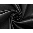 thumbnail image 6 of 2-piece semi-sheer, black, faux silk, see-through curtain panels with textured design rod pocket., 6 of 6