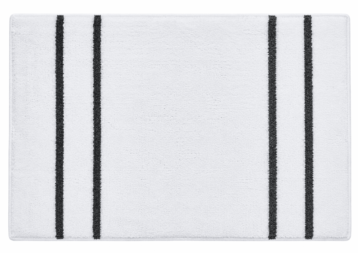 Tritex Microfiber Bath Rug, 20" x 30", White, 1-Piece