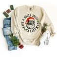 thumbnail image 3 of Holly Jolly Santa | Sweatshirt, 3 of 5