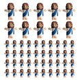 thumbnail image 1 of Wmool 50/60 Pcs MiniJesus Little JesusFigures Mini PoetJesus to Hide Sk Sda, 1 of 8
