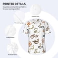 thumbnail image 3 of Easygdp Snake Mens T-Shirts Baseball Vintage Fashionable Lightweight Casual Crew Neck Slim Fit with Long Sleeves-3X-Large, 3 of 7