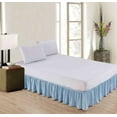 thumbnail image 2 of Super Soft Solid Brushed Microfiber 14" Gathered Bed Skirt/ Dust Ruffle, 2 of 6