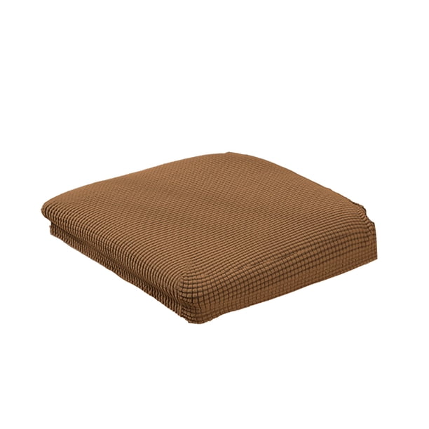 Fundas elásticas Sp ex para sillas con textura de grano de maíz, ideales para comedor, oficina, bar o bodas. Fundas lavables y extraíbles de poliéster para el hogar, la cocina y el patio. 38x38 cm.