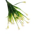 thumbnail image 4 of Worallymy 25 cabezas ramo de flores de tela de seda 5 ramas ramo de flores artificiales boda fiesta flor falsa blanco Worallymy JD735806546, 4 of 7