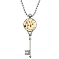 thumbnail image 1 of Music Instruments Combination Pattern Pendant Vintage Necklace Silver Key Jewelry, 1 of 3
