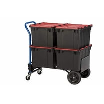 Harper Trucks JDC2223 3-1 Quick Change Convertible Hand Truck, 400 lb, Black Frame/Blue Handle