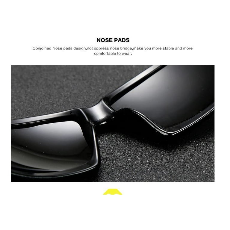 New POLARIZED Red Lens Mens Anti Glare Fishing Cycling Driving Sport  Sunglasses