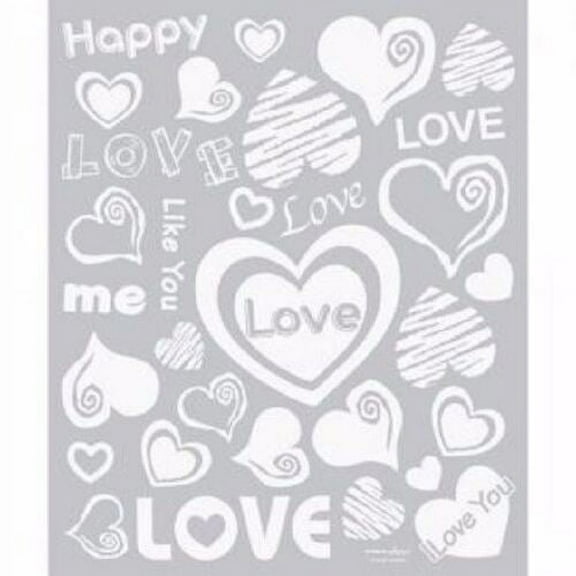 Wall Deco Sticker LOVE HEART 177-PS58033 - M