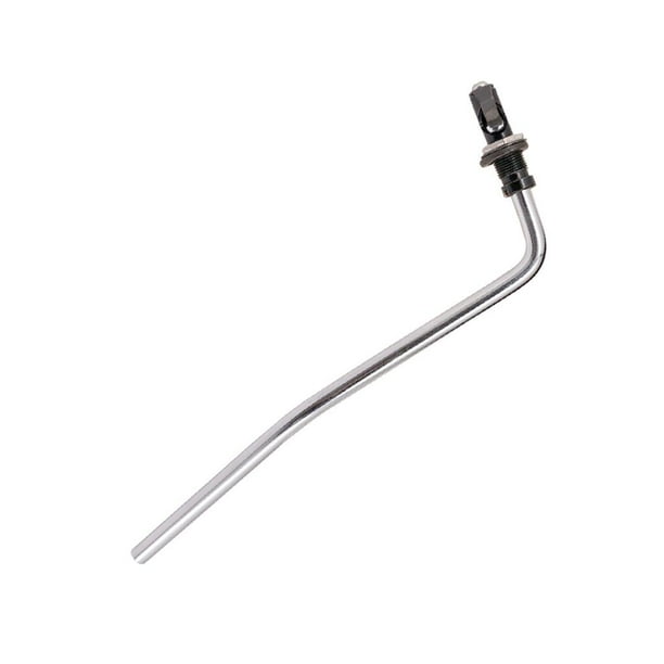Barra de trémolo de hierro de 6 mm para sistema de puente de trémolo de guitarra eléctrica Plata