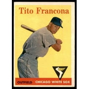 Tito Francona Card 1958 Topps #316