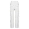 thumbnail image 3 of Tuphregyow Women Instantly Slims Denim Pants High Waisted Wide Leg Relaxed Baggy Jean Stretchy Straight Leg Cargo Jean Solid Trendy White XL, 3 of 5