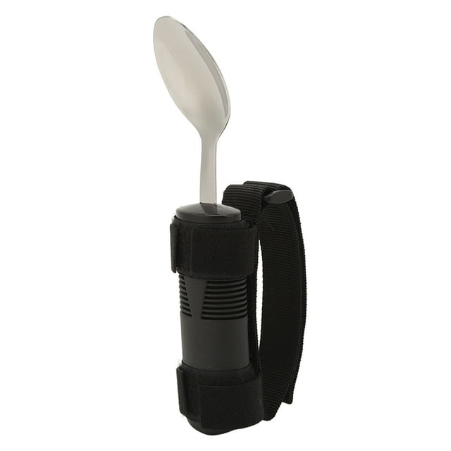 Adaptive Utensils Easy Grip Anti Slip Handles Handicap Supportive Special Supplies Spoon Adjustable Strap for People with Hand Tremors