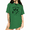 Green, variant on Navy Blue Women's Casual Retro Lady Bug Insect Nature Graphic Short Sleeve T-Shirt Tops