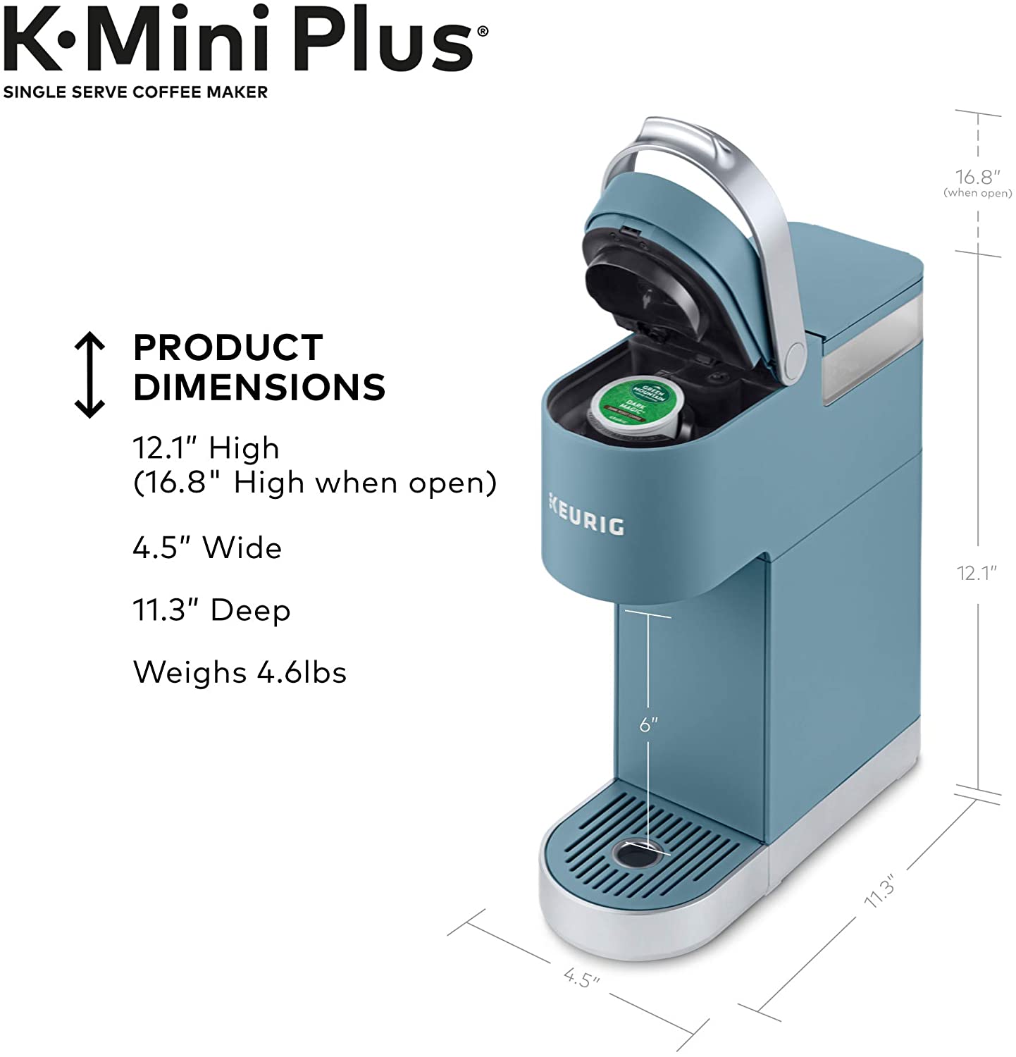 Single Serve K-Cup Pod Coffee Brewer 
