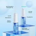 thumbnail image 7 of Cordless Water Flosser for Teeth, IPX7 Oral Irrigator, 320ml Portable Rechargeable Teeth Cleaner, 7 of 7