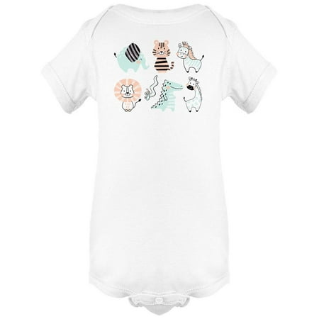 

Cute Little Animals Bodysuit Infant -Image by Shutterstock Newborn