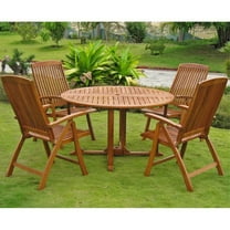 Turuel Royal Tahiti Round Dining Set