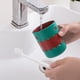 thumbnail image 4 of 4 Pcs Toothbrush Cups, Reusable Plastic Organizer Brush Holder for Adults Kids - Cartoon Monster, Green Blue, Light Pink, Off White, 10*8*8cm, 4 of 5