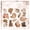 1, variant on 15Sheets Antique Burnished Border Sticker Scrapbooking Decoration Paper Sheet For Journal Notebook Card Making Project