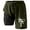 Dark Green, variant on Mens Swim Trunks Compresssion Liner Inseam Board Bathing Suit Pockets Beach Pants,Black,2XL