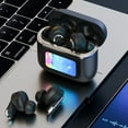 thumbnail image 3 of Woooli Wireless Earbuds Waterproof Bluetooth Headphone Headset LCD Full Color Smart Display Screen Anti-Loss Locator ANC Noise Cancellation, 3 of 9