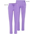 thumbnail image 5 of Adar Addition Scrubs for Women - Skinny Leg Cargo Drawstring Scrub Pants - A6104P - Lavender - XL, 5 of 7