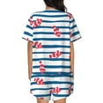 thumbnail image 3 of Bixox Women's Clown Fish Printed Pajama Set 2 Piece Lounge Set Top and Shorts Soft Pajamas, Shorts with Pockets, 3 of 7