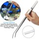 thumbnail image 3 of 4 en 1 Ciseaux Aquarium, Tank Tweezers Ciseaux Ensemb d'outils de spatu,en Acier Inoxydab,Aquascaping Outil pour Aquarium, 3 of 5