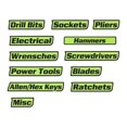 thumbnail image 1 of Hearth & Gear 12 Pack Of Toolbox Labels 3D Printed Labels General Organize Reusable For Steel Toolboxes Carts Drawers And Cabinets Mini Screwdriver Set Cmmt12039 T8 Screwdriver Be Quiet Screwdriver, 1 of 4