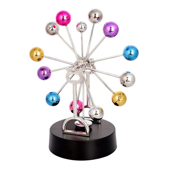 PAMINGONO Motion Machine Decoration Perpetual Motion Toy Multi-Colored Plastic 1Pcs for Decor