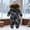 Black, variant on SGFCWSX Boys Girls Warm Snow Onesie Furry Hooded Snow Jumpsuit for Kids Colorful Print Insulated Waterproof Winter Outfit Multicolor Size 5-6 Years