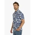 thumbnail image 3 of Chaps Men's and Big Men's Short Sleeve Performance Printed Polo Shirt, Sizes S-3XL, 3 of 8