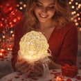 thumbnail image 5 of Rose Lamp Kit, Floral Night Light with Plastic Petals, Romantic Bedroom Decor, Birthday Gift for Women, Home Decoration, Table Lamp for Living Room, Desk Light, Warm Ambiance Lighting, 5 of 6