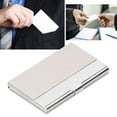 thumbnail image 4 of Tarjetero, Estuche Para Tarjetas De Visita Ligero Fácil De Llevar Práctico Antideslizante Para Cumpleaños Para El Día De La Madre Para Banquetes Para El Día Del Padre ANGGREK Blanco 701#, 4 of 8