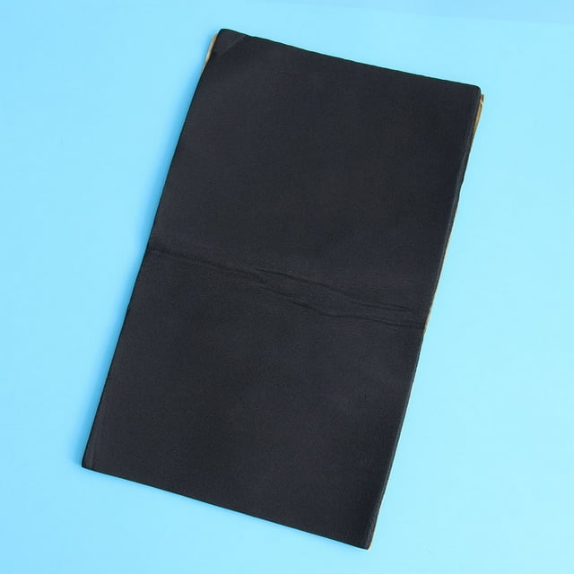 BRIGHTFUFU Panneau d'Isolation en Coton Ignifuge et Insonorisé Noir 1ensemble