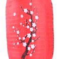 thumbnail image 4 of Lámpara Farol para Restaurante Lampion Blossom Tela Larga Ciruela () Rojo, 4 of 7