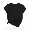 thumbnail image 3 of Valentine's Day Print T-shirt, Casual Short Sleeve Crew Neck Top For Spring & Summer, Women's ClothiCamisetas para mujer, lindas camisetas con estampado gráfico, de manga corta, estilo casual, para ve, 3 of 7