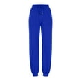 thumbnail image 4 of Homenesgenics Sweatpants for Women Wide Leg Plus Size 3XL Sweatpants Women Baggy Pull on High Waisted Joggers athleisure Warm Trouser Sweat Pants with Pocket Blue M, 4 of 6