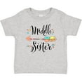 thumbnail image 3 of Inktastic Middle Sister Dots and Arrow Girls Baby T-Shirt, 3 of 5