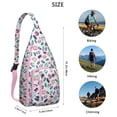 thumbnail image 3 of Vintage Leopard Sling Backpack - Romantic Animal Print Crossbody Bag, Fashionable Anti-Theft Daypack, 3 of 4