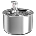 thumbnail image 1 of Distributeur d'Eau pour Chat, Distributeur d'Eau Automatique en Acier Inoxydable pour Animaux, Convient aux Chats et aux Chiens, Plusieurs Animaux, 1 of 5