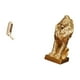 thumbnail image 5 of Organizador de pared plegable con ganchos para baño o armario, con escultura de león coleccionable, figura decorativa para mesa, oficina o hogar., 5 of 8