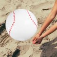 thumbnail image 4 of Phenofice 2Pcs Inflatable Baseball Pool Toys PVC White for Outdoor Fun Summer Activities, 4 of 7